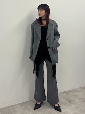 「SLY（スライ）のアイテム（ジャケット/アウター）」を使った、SLY officialさん（レディース・167cm）の春コーディネート