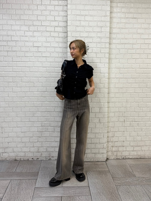 SLY（スライ） ジーンズ デニム デニムパンツ L/W STRIPE STRAIGHT PT