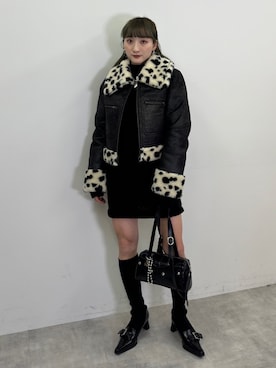 「SLY（スライ）のアイテム（ブルゾン）」を使った、SLY officialさん（レディース・158cm）の秋コーディネート