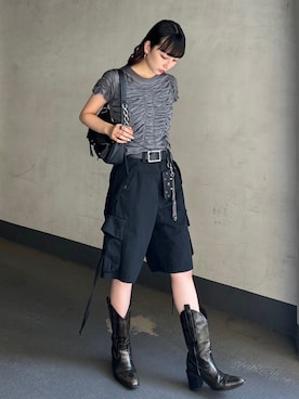「SLY（スライ）のアイテム（財布/小物）」を使った、SLY officialさん（レディース・152cm）の夏コーディネート