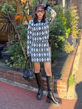 「SLY（スライ）のアイテム（トップス）」を使った、SLY officialさん（レディース・162cm）の秋コーディネート