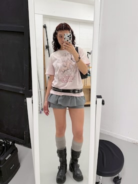 「SLY（スライ）のアイテム（パンツ）」を使った、SLY officialさん（レディース・159cm）の夏コーディネート