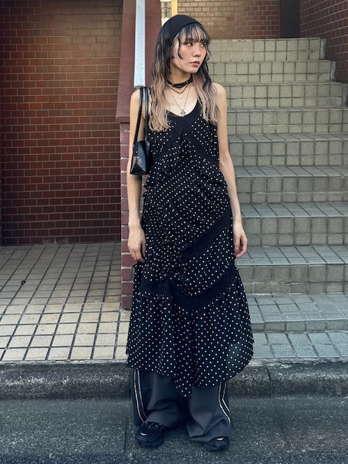 セール】SHEER SQUEEZE CAMI DRESS シアー スクウィーズ キャミドレス