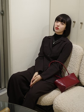 「FETICO（フェティコ）のアイテム」を使った、小山モモさん（レディース・167cm）の春コーディネート