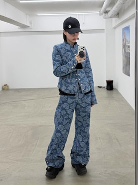 「SLY（スライ）のアイテム（ジャケット/アウター）」を使った、小山モモさん（レディース・167cm）の春コーディネート