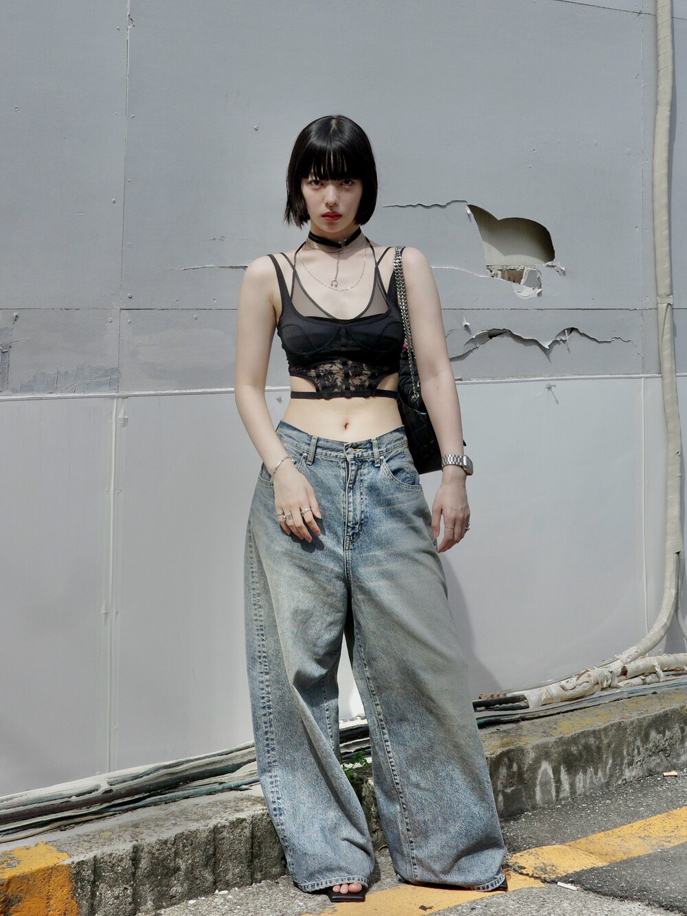 FETICO ビスチェ 25SS】FETICO フェティコ / ROSE JACQUARD BUSTIER / ビスチェ