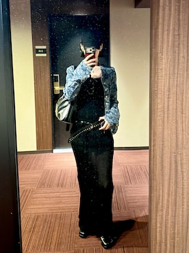 「JOSE MOON（ジョゼムーン）のアイテム」を使った、小山モモさん（レディース・167cm）の夏コーディネート