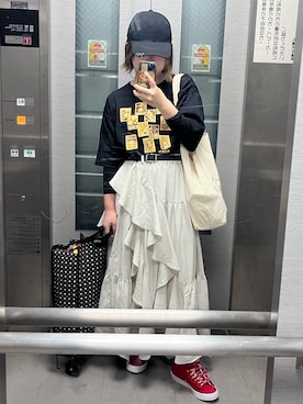 「Avail（アベイル）のアイテム」を使った、あいうえおさん（レディース・151cm）の夏コーディネート