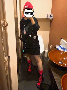 「minsobi（ミンソビ）のアイテム」を使った、あいうえおさん（レディース・151cm）の春コーディネート