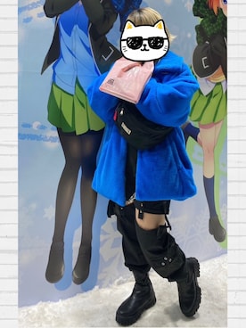 「OY（オーワイ）のアイテム」を使った、あいうえおさん（レディース・151cm）の夏コーディネート