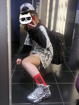 「MILKFED.（ミルクフェド）のアイテム」を使った、あいうえおさん（レディース・151cm）の春コーディネート