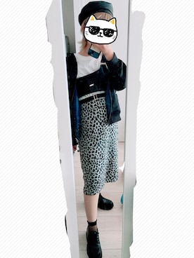 「no brand（ノーブランド）のアイテム（トップス）」を使った、あいうえおさん（レディース・151cm）の春コーディネート