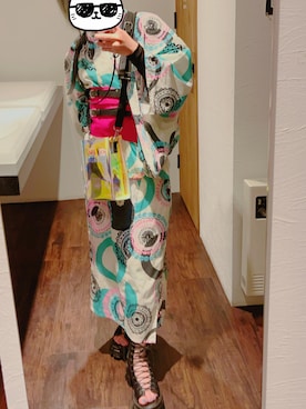 「Chaco closet（チャコ クローゼット）のアイテム」を使った、あいうえおさん（レディース・151cm）の春コーディネート