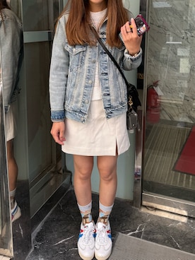 「Levi’s ENGINEERED JEANS（リーバイスエンジニアジーンズ）のアイテム（ジャケット/アウター）」を使った、MadMag Yan🐽さん（レディース・157cm）の冬コーディネート