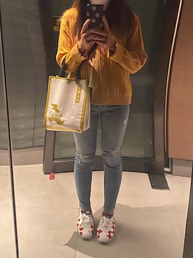 「CHEVIGNON（シェビニオン）のアイテム」を使った、MadMag Yan🐽さん（レディース・157cm）の冬コーディネート