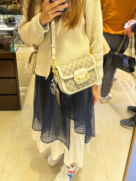 「ROCOCO（ロココ）のアイテム」を使った、MadMag Yan🐽さん（レディース・157cm）の冬コーディネート