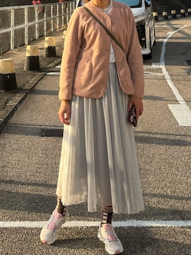 「On（オン）のアイテム」を使った、MadMag Yan🐽さん（レディース・157cm）の冬コーディネート