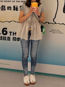 「CELINE（セリーヌ）のアイテム（ファッション雑貨）」を使った、MadMag Yan🐽さん（レディース・157cm）の秋コーディネート