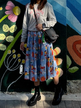 「LOEWE（ロエベ）のアイテム」を使った、MadMag Yan🐽さん（レディース・157cm）の冬コーディネート