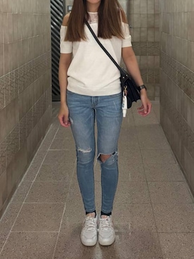 「CHEVIGNON（シェビニオン）のアイテム」を使った、MadMag Yan🐽さん（レディース・157cm）の冬コーディネート