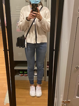 「CHEVIGNON（シェビニオン）のアイテム」を使った、MadMag Yan🐽さん（レディース・157cm）の冬コーディネート