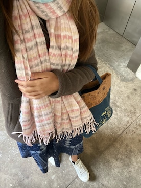 「AIGLE（エーグル）のアイテム（ジャケット/アウター）」を使った、MadMag Yan🐽さん（レディース・157cm）の冬コーディネート
