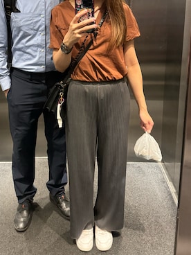 「Hissoのアイテム」を使った、MadMag Yan🐽さん（レディース・157cm）の秋コーディネート