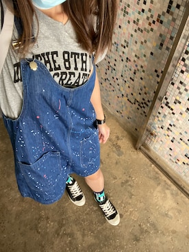 「CHEVIGNON（シェビニオン）のアイテム」を使った、MadMag Yan🐽さん（レディース・157cm）の秋コーディネート