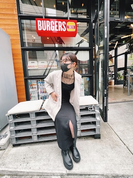 haRkaさん（レディース・156cm）の春コーディネート