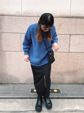 haRkaさん（レディース・156cm）の冬コーディネート