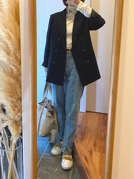 「こども ビームス（コドモビームス）のアイテム」を使った、ねちさん（レディース・164cm）の春コーディネート