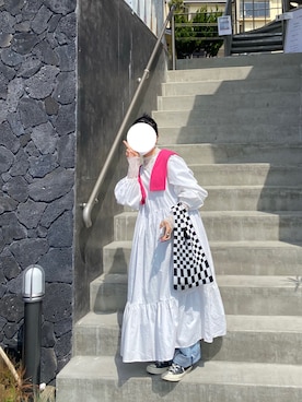 「はじめましてコーデ」｜「アイテム（ワンピース/ドレス）」を使った、k a r e n 🐙    さん（レディース・151cm）の春コーディネート