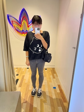 「にゃー（ニャー）のアイテム」を使った、Atobeさん（レディース・167cm）の秋コーディネート