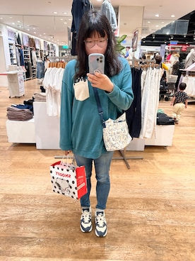 「にゃー（ニャー）のアイテム」を使った、Atobeさん（レディース・167cm）の冬コーディネート
