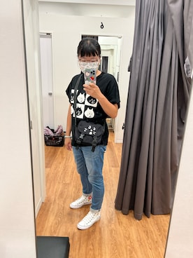 「にゃー（ニャー）のアイテム」を使った、Atobeさん（レディース・167cm）の夏コーディネート