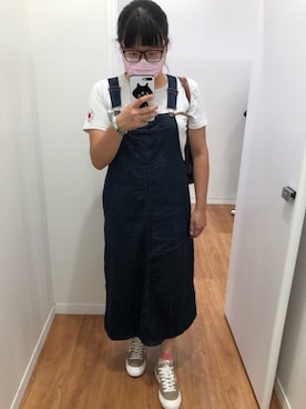 「にゃー（ニャー）のアイテム（PC・スマホグッズ/家電）」を使った、Atobeさん（レディース・167cm）の夏コーディネート