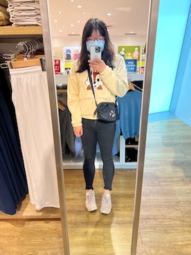 「にゃー（ニャー）のアイテム」を使った、Atobeさん（レディース・167cm）の春コーディネート