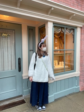 「Have a good time（ハバグッタイム）のアイテム」を使った、玉 琦さん（レディース・161cm）の春コーディネート