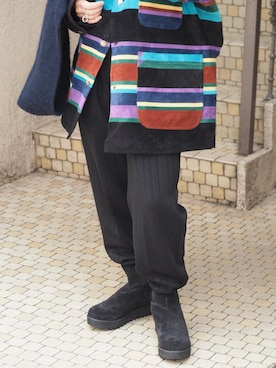 「Tomo & Co（トモアンドシーオー）のアイテム」を使った、ナズさん（レディース・157cm）の秋コーディネート