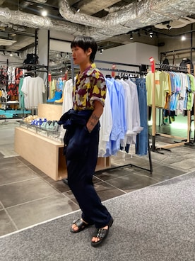 「GARDEN TOKYO（ガーデントウキョウ）のアイテム」を使った、ナズさん（レディース・157cm）の夏コーディネート