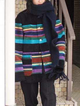 「ROBES&CONFECTIONS（ローブスコンフェクションズ）のアイテム」を使った、ナズさん（レディース・157cm）の秋コーディネート