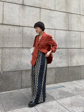 「CPH（シーピーエイチ）のアイテム」を使った、ナズさん（レディース・157cm）の春コーディネート