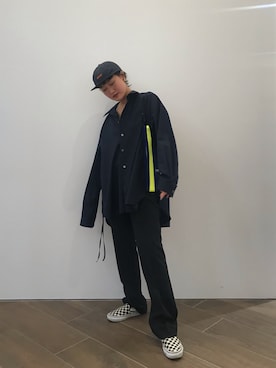 「LASTFRAME（ラストフレーム）のアイテム」を使った、ナズさん（レディース・157cm）の夏コーディネート