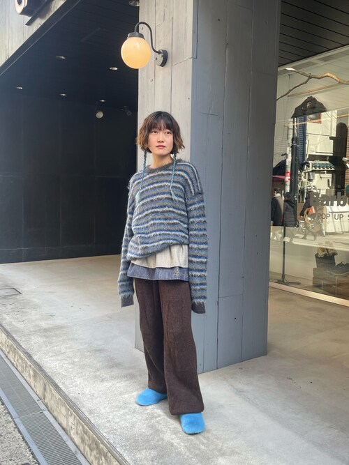 YOKE（ヨーク）の「YOKE/ヨーク/LANDSCAPE MOHAIR JACQUARD CREWNECK 