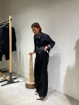 「SHINYAKOZUKA（シンヤコヅカ）のアイテム」を使った、ナズさん（レディース・157cm）の夏コーディネート