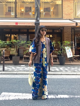 「ITTI（イッチ）のアイテム」を使った、ナズさん（レディース・157cm）の夏コーディネート