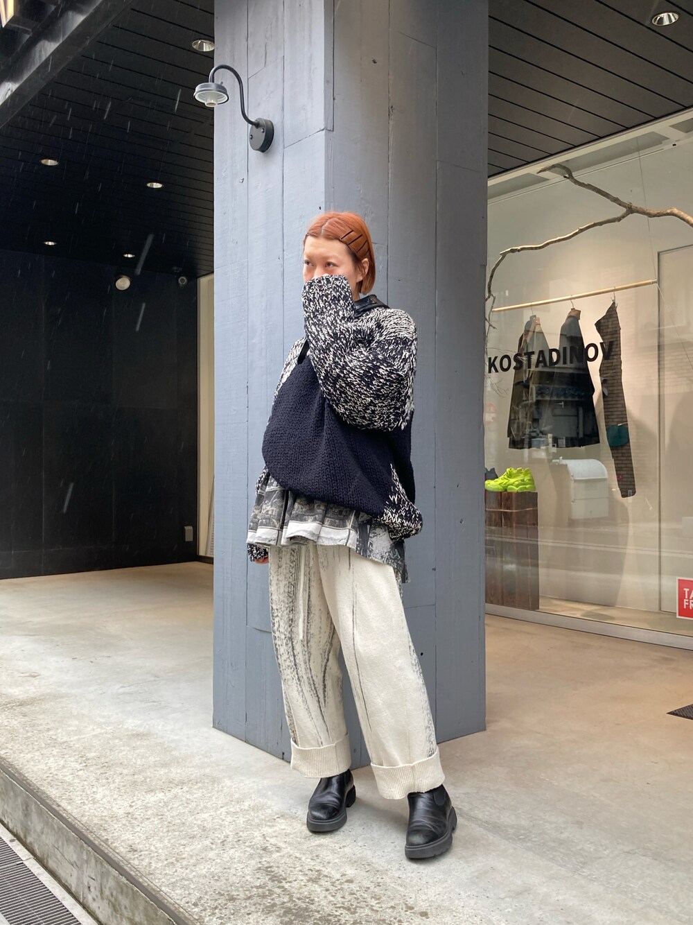 YOKE（ヨーク）の「YOKE/ヨーク/MOHAIR BORDER CREWNECK SWEATER