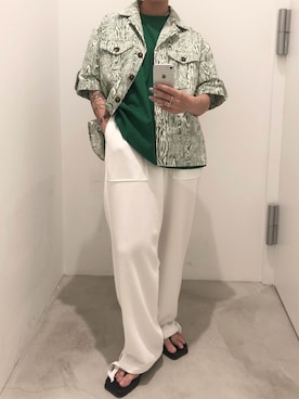 「GARDEN TOKYO（ガーデントウキョウ）のアイテム」を使った、ナズさん（レディース・157cm）の夏コーディネート