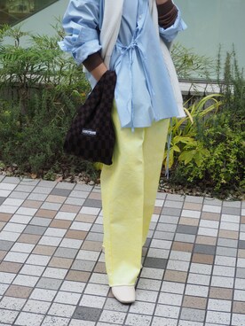 「LASTFRAME（ラストフレーム）のアイテム」を使った、ナズさん（レディース・157cm）の冬コーディネート