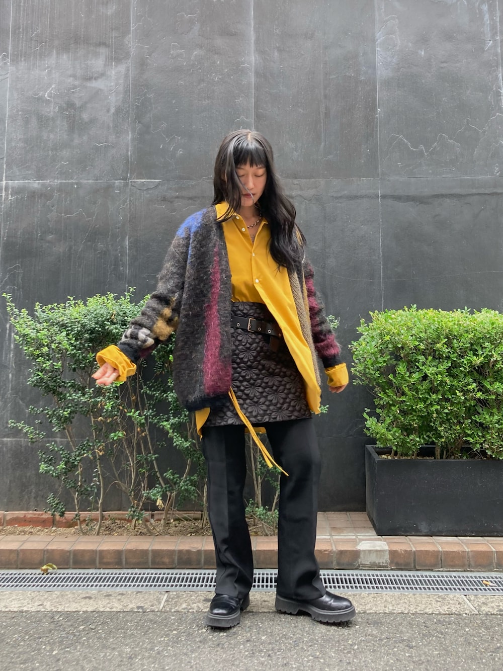 yoke 21aw ROTHKO JACQUARD CARDIGAN タグ付き YOKE ROTHKO JACQUARD CARDIGAN(YK21AW0284S)GREEN style | 1873